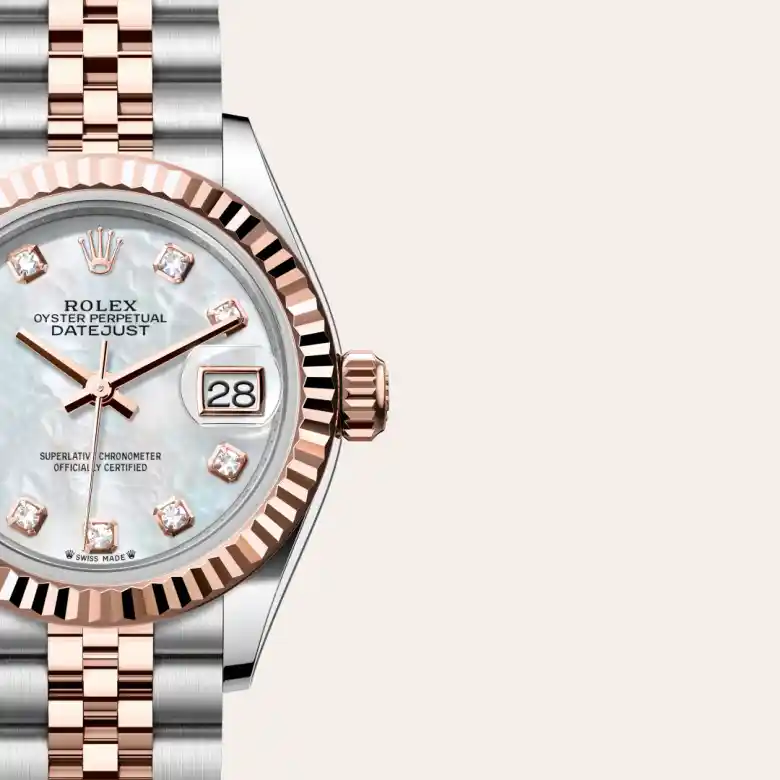 Rolex Lady-Datejust Everose Gold Rolesor Oystersteel, M279171-0013